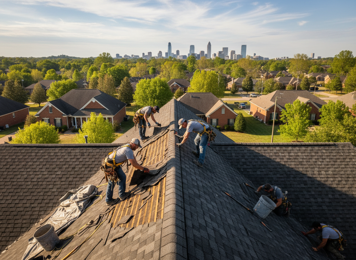 Roof Replacement in Pineville, NC 28134